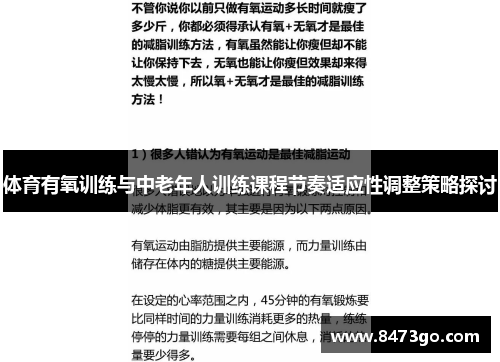 体育有氧训练与中老年人训练课程节奏适应性调整策略探讨